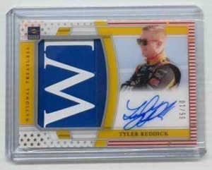 2020 National Treasures Racing Tyler Reddick RPA Gold Rookie Patch Auto RC 05/10 - Picture 1 of 2