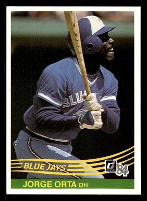 Jorge Orta 1984 Donruss #317 Toronto Blue Jays - Image 1 of 2