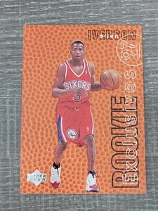1996-97 Upper Deck Rookie Exclusives Allen Iverson Philadelphia 76ers #R1 - Bild 1 von 6