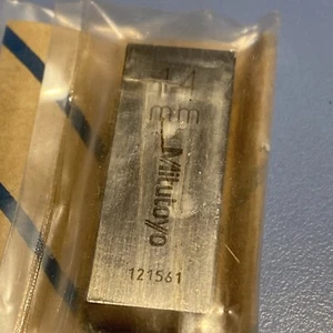 Bloque calibre Mitutoyo sellado 14 mm sin caja ni papeleo - Imagen 1 de 2