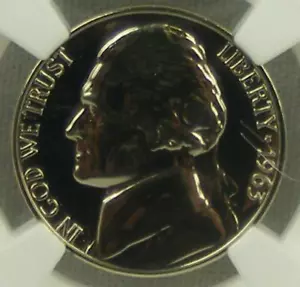 1963 5C Jefferson Nickel NGC PF 67 #4814314-022 - Picture 1 of 9