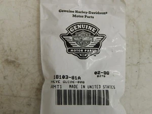 Genuine Harley Valve Guide P/N: 18103-81A - Picture 1 of 2