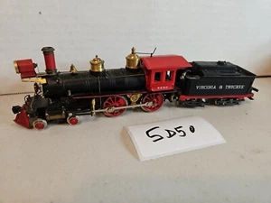 Pocher Steam Locomotive & Tender Reno V&TRR Virginia Truckee HO Scale 5d50 - Picture 1 of 14