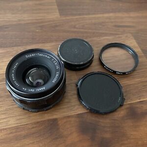 Asahi Super-Takumar 35mm f/3.5 Lens - Pentax M42 Screw Mount With Caps + Filter