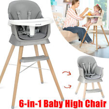 Adjustable 6in1 Baby Highchair Portable Infant Feeding Seat Toddler Table Chair