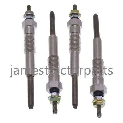 600-815-1340 4X 12V Glow Plug For Komatsu 4D94-2F 4D94-2E 4D94-2D 6008151340 - Image 1 of 3