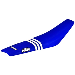 ENJOY KTM SX 50 2016 - 2023 FACTORY SITZBEZUG TLD BLAU WEISS Logo Motocross - Bild 1 von 2