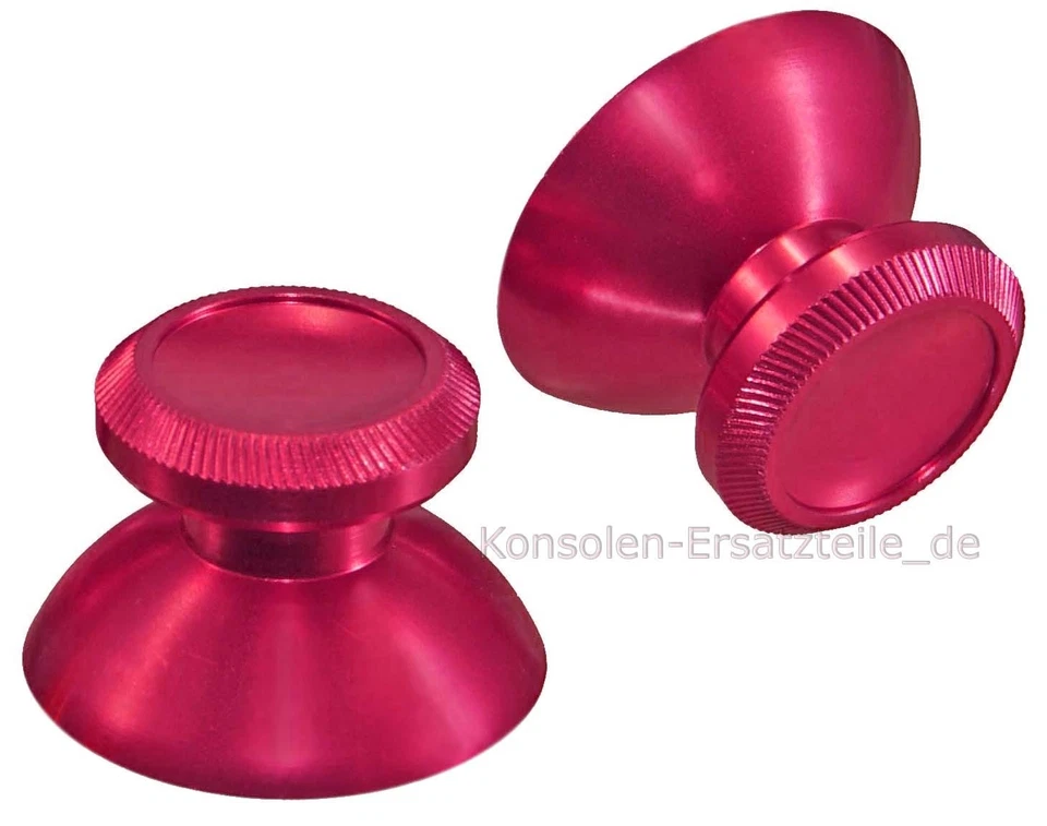 1 Paar PS4 Controller Modding Metall Thumbsticks Alu Joystick Kappen PINK Rosa - Bild 1 von 1