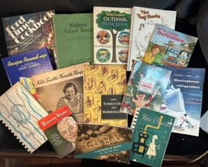 Lot of 14 Hard To Find Vintage Cookbooks 1930-1980 Watkins Kate Smith Ford More - Bild 1 von 18