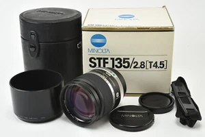 Minolta STF 135mm f/2.8 T4.5 T32 MF Lens Sony A Mount [Very good] 06-s89 - Picture 1 of 10