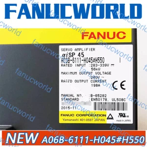 1PC New In Box FANUC A06B-6111-H045#H550 Servo Drive Via DHL - Picture 1 of 3