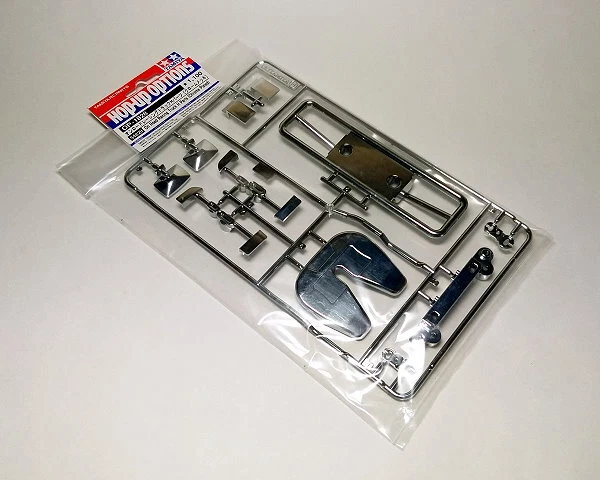 TAMIYA Hop-Up Options On Road Racing Truck H Parts (Chrome Plated) OP-1828 54828 - Image 1 of 1