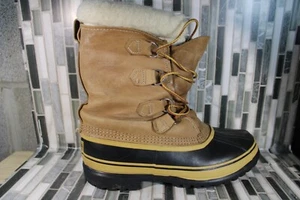 Stivali da neve Sorel Caribou da uomo, taglia 8 - beige - Foto 1 di 6