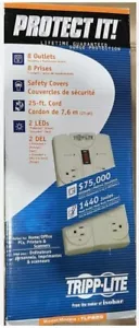 Tripp Lite Protezione da Sovratensioni 120V 5-15R 8 Uscite 25ft Cavo 1440 Joule - Foto 1 di 2