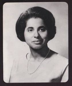 PATRICIA ROBERTS HARRIS Bürgerrechte NAACP Anwalt WISSEN GESCHICHTE FOTOKARTE - Bild 1 von 1