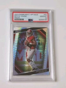 Panini National VIP Gold 2023 Bryce Young Panthers Rookie RC Prizm NFL PSA 10 - Picture 1 of 2