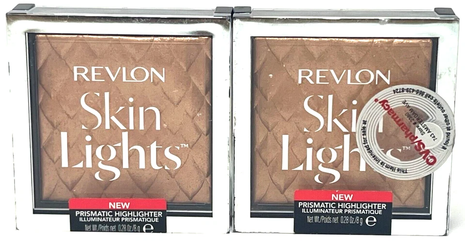 (2) Revlon Skin Lights Prismatic Highlighter 0.28 oz Sealed 202 - Twilight Gleam - Image 1 of 3