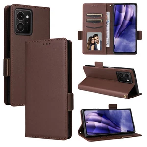 For HMD Skyline 5G, Luxury Wallet Flip Leather Stand Card Slots Soft Case Cover - Zdjęcie 1 z 30