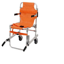 BARELLA SEDIA PORTANTINA EVACUAZIONE DISABILI 2 ruote alluminio PVC 118 ospedale