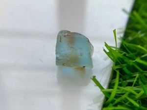 Exclusive 2.6g Facet Grade Natural Aquamarine Rough Gemstone Blue Color Clean - Bild 1 von 5