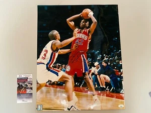JERRY STACKHOUSE Signed 76ers 16x20 PHOTO JSA COA Free Shipping - Picture 1 of 3
