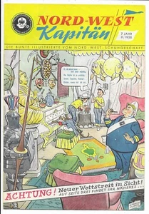 Nord-West Kapitän Nr.9 von 1958 - TOP Z1 Kinder-Illustrierte Werbeheft - Picture 1 of 2