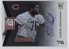 2015 Panini Donruss Elite Signatures Eddie Goldman #ERS-EG Rookie Auto RC
