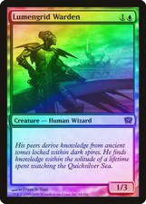 Lumengrid Warden FOIL 9th Edition NM Blue Common MAGIC GATHERING CARD ABUGames