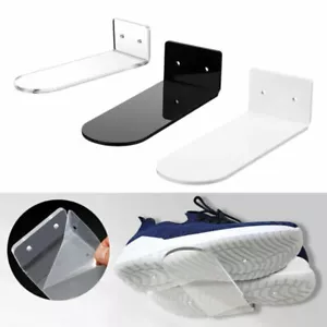 Schwebende Schuhregale Wandmontierter Ständer 6er Set Acryl Vitrine Sneaker - Bild 1 von 10