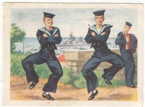 GIGUE GIGA DANSE DANCE TANZ IMAGE CARD 1950'S - Picture 1 of 2