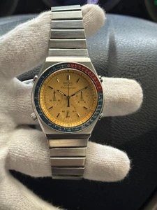 Rare Seiko Pepsi chronograph 7A28-7030 Vintage Quartz Watch 1983 Stainless steel - Picture 1 of 17