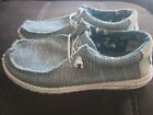 Hey dude Wendy Womens size 8 shoes gray slip on comfort sneakers