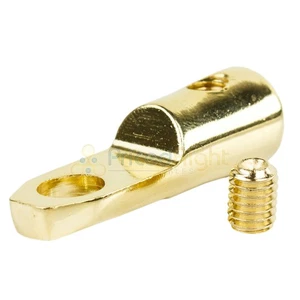 4 or 8 Gauge Ring Terminal Gold Plated Car Stereo 4GA Set Screw Xscorpion RT4/8G - Picture 1 of 6