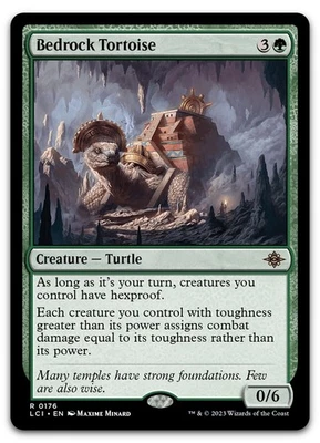 Bedrock Tortoise #176 (LP) Lost Caverns of Ixalan LCI Magic MTG - Image 1 of 2