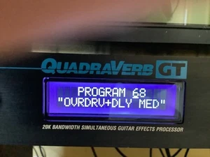 Neues Alesis Quadraverb (Custom Blue Edition) LCD Display - Bild 1 von 3