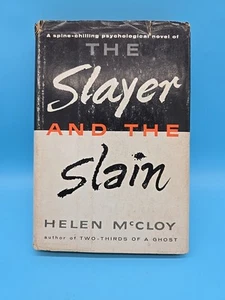 The Slayer And The Slain 1957 Helen McCloy Vintage Crime Thriller Novel HBDJ - Picture 1 of 12