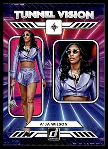 2025-26 Panini Donruss WNBA Tunnel Vision A'ja Wilson #13 B - Imagen 1 de 2