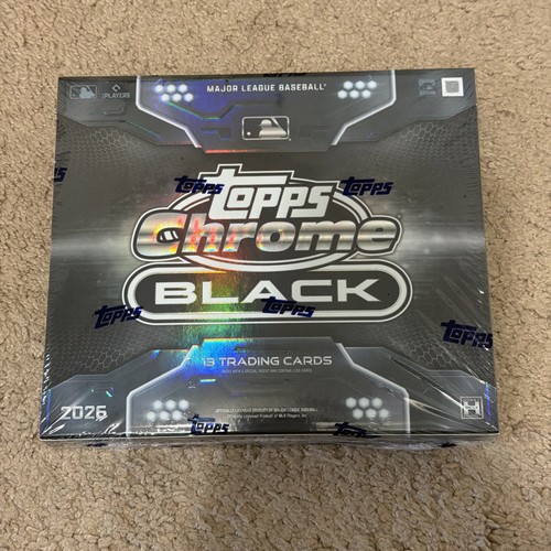 2026 Topps Chrome Black Baseball Hobby Box - CONFIRMED PREORDER