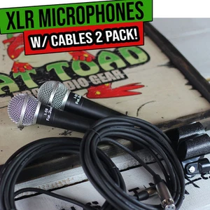 FAT TOAD Handheld Vocal Microphones - Cardioid Dynamic Streaming Music Stage Mic - Afbeelding 1 van 15