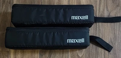 Lot of 2 MAXELL Case Logic 15 Cassette Tape Storage Case Organizer Tote  - Image 1 of 4