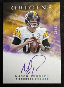 Mason Rudolph 2018 origins auto autograph /32 - Picture 1 of 2