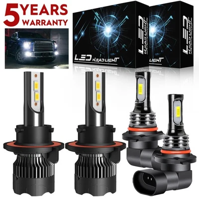 Faro LED + bombilla antiniebla 4X M8 para Ford F250 F350 F450 F550 Super Duty 2005-2018 Foto 1 de 4