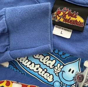 Vintage World Industries T-shirt Size L Wet Willy Flameboy Skateboard Longsleeve - Picture 1 of 9