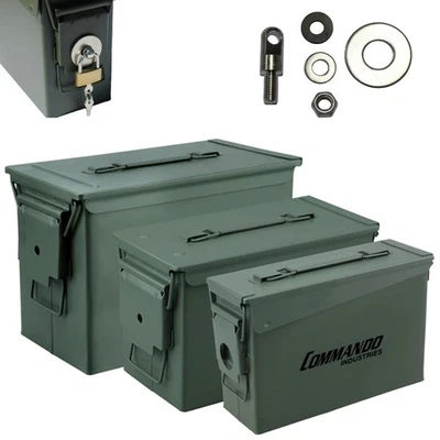 BW Munitionskiste US Ammo Box Metallkiste Metallbox Transportbox Metall Stahl - Bild 1 von 4