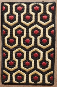 Overlook Hotel Carpet Area Rug from The Shining embroidered Iron on patch - Picture 1 of 1
