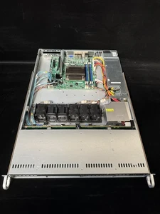 CSE-815 SUPERMICRO 1U 4LFF SERVER 1x 4C E3-1220V3 3.1GHz 32GB RAM X10SLM+-LN4F - Picture 1 of 3