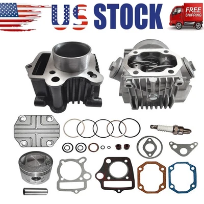 For Honda ATC70 CRF70 CT70 C70 TRX70 XR70 S65 70cc Cylinder Piston Top End Kit - Image 1 of 4