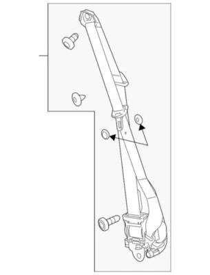 Pretensor retractor cinturón seguridad conductor Cadillac GM 2013-2015 19331993 genuino Foto 1 de 2