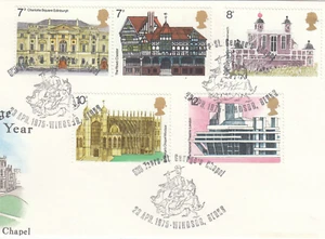Architettura GB usato ex FDC Cappella di San Giorgio Windsor 1975 SU PEZZO (146048) - Foto 1 di 1