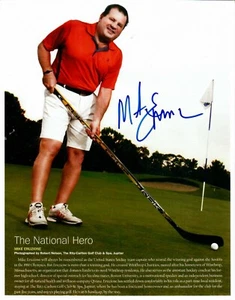 "1980 Olympic Dream Team” Mike Eruzione Hand Signed 8X10 Color Cardstock Photo - Picture 1 of 2